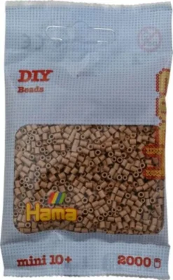 Hama Mini Perler - Lys Nougat - 2.000 Stk. - 501-75