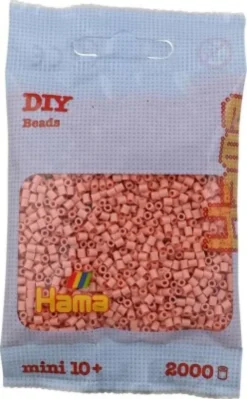 Hama Mini Perler - Mat Rosa - 2.000 Stk. - 501-26