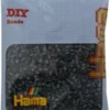 Hama Mini Perler - Mørkegrå - 2.000 Stk. - 501-71