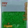 Hama Mini Perler - Neon Grøn - 2..000 Stk. - 501-37