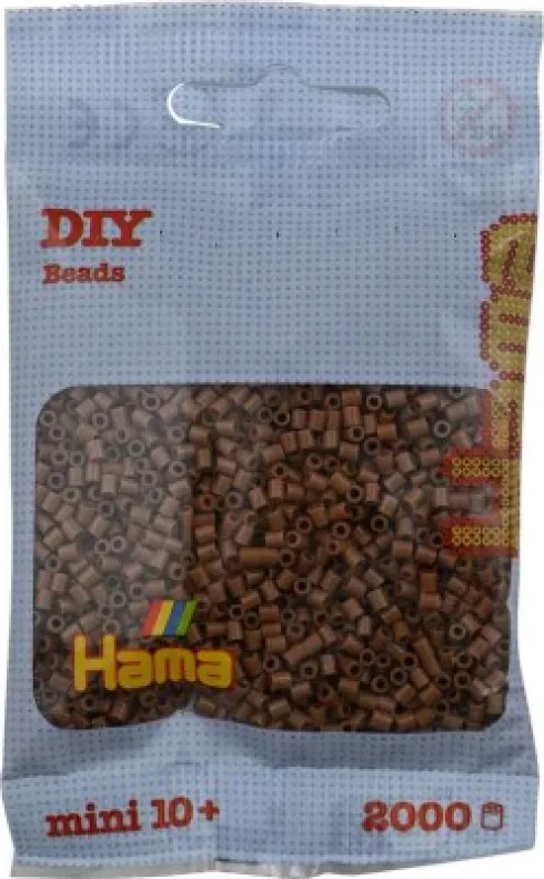 Hama Mini Perler - Nougat - 2.000 Stk. - 501-76