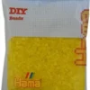 Hama Mini Perler - Transparent Gul - 2.000 Stk. - 501-14