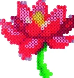 Hama Mini Perlesæt - Blomst Perleplade Og 2.000 Perler - 5513