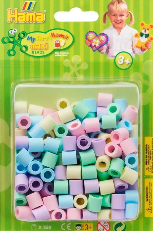 Hama 8525 - Pastel - 250 Stk. Maxi Perler - Mix 52