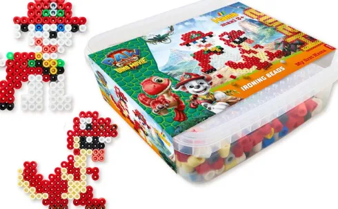 Hama 8753 - Paw Patrol Dino - 600 Maxi Perler Og 1 Stiftplade