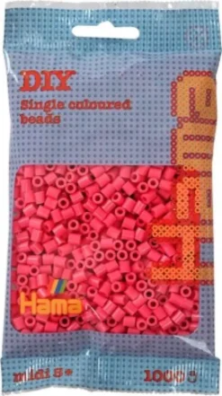 Hama 207-121 - Pink - 1.000 Stk. DIY Beads Midi Perler