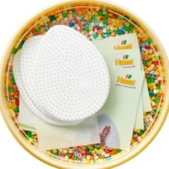 Hama 181-302 - Påske - 30.000 Stk. Midi Perler + 3 Æg Plader