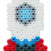 Hama 4219 - Space - Stor Stjerne - 1.100 DIY Midi Perler Og Plade