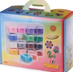 Hama - Stor Opbevaringsboks Med 16.000 Midi Perler - 6761