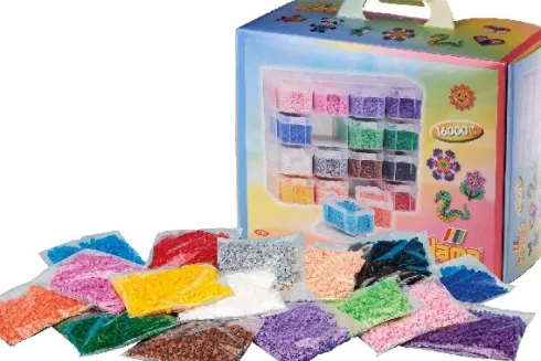 Hama - Stor Opbevaringsboks Med 16.000 Midi Perler - 6761