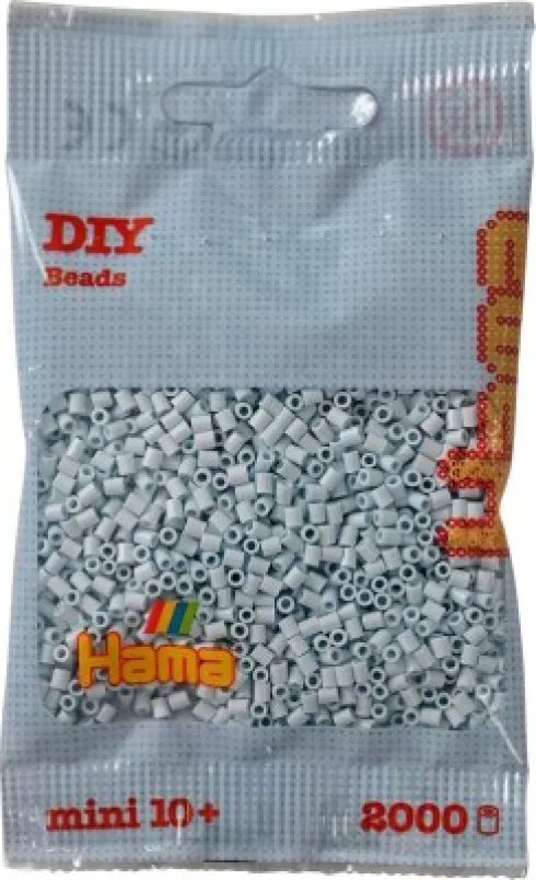 Hama 501-120 - Støvet Blå - 2.000 Stk. DIY Beads Mini Perler