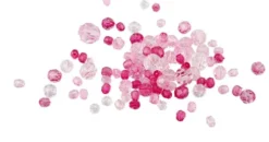 Harmoni Facetperlemix - Str. 4-12 MM - Hulstr. 1-2,5 MM - Pink - 45 G