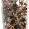 Harmoni Facetperlemix - Str. 4-12 MM - Hulstr. 1-2,5 MM - Gylden - 50 G