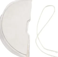 Harmonikakugler - Ø 8 CM - Hvid - 10 Stk