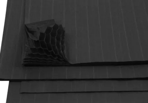 Harmonikapapir - 28X17,8 CM - Sort - 8 Ark