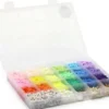 Heishi Fimo Perlemix M/Tilbehør, Pastelfarver