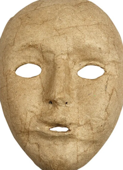 Helmaske - H 17,5 CM - B 12,5 CM - 1 Stk