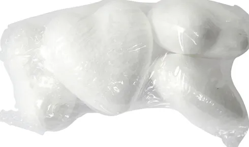 Hjerte - H 6 CM - Hvid - 5 Stk