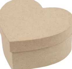 Hjerteæsker - H 5+6,5+7,5 CM - Ø 10+12,5+15 CM - 3 Stk