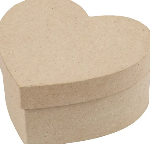 Hjerteæsker - H 5+6,5+7,5 CM - Ø 10+12,5+15 CM - 3 Stk