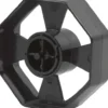 Hjul Til Borddispenser - B 25 MM - Ø 7,5 CM - Sort - 1 Stk