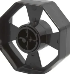 Hjul Til Borddispenser - B 25 MM - Ø 7,5 CM - Sort - 1 Stk