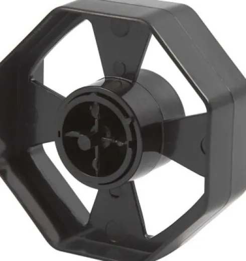 Hjul Til Borddispenser - B 25 MM - Ø 7,5 CM - Sort - 1 Stk