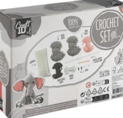 Hæklekit - DIY - Elefant - Craft Id