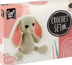 Hæklekit - Kanin DIY Hæklesæt Inkl. Garn - Craft Id