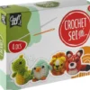 Hæklekit - Løve, Pingvin, Dinosaur Og Ræv - 4 Dyr - Craft Id