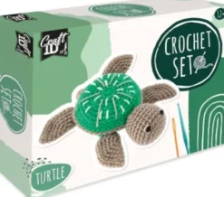 Hæklekit - Skildpadde DIY Hæklesæt Inkl. Garn - Craft Id