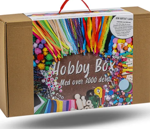 Hobby Box - Kreakasse Med Ca. 3000 Dele