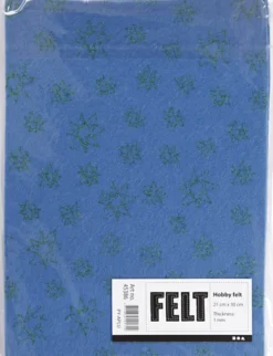 Hobbyfilt - A4 - 210X297 MM - 1 MM - Blå - 10 Ark