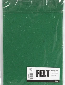 Hobbyfilt - A4 - 210X297 MM - 1 MM - Grøn - 10 Ark