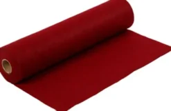 Hobbyfilt - B 45 CM - Tykkelse 1,5-2 MM - Meleret - 180-200 G - Rød - 5 M