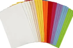 Hobbyfilt - 20X30 CM - 1,5 MM - 180-200 G - Flere Farver - 24 Ark