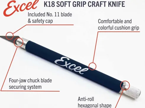 Hobbykniv - K18 Grip-On - Excel