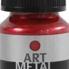Hobbymaling Metallic - Lavarød - 30 ML