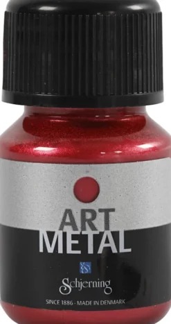 Hobbymaling Metallic - Lavarød - 30 ML