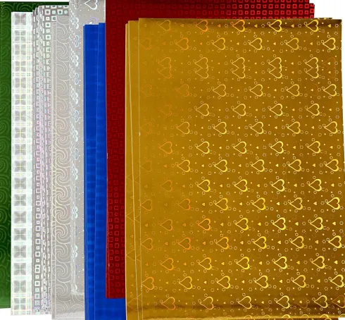 Holografipapir - A4 - 210X297 MM - 120 G - 8 Assorterede Ark