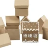 Hus - H 10,5 CM - Str. 6X8,5 CM - 5X4 Stk