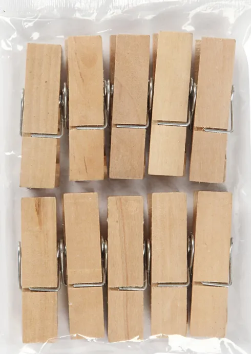 Huskeklemme - L 7,2 CM - B 2 CM - 10 Stk