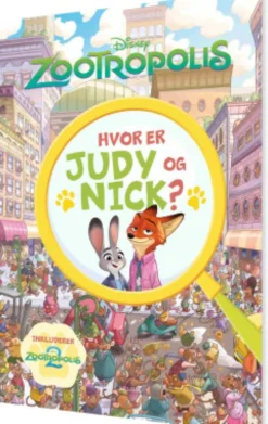 Hvor Er Judy Og Nick? En Zootropolis Søg Og Find-Bog