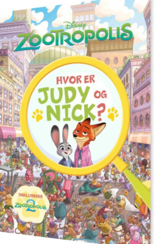 Hvor Er Judy Og Nick? En Zootropolis Søg Og Find-Bog