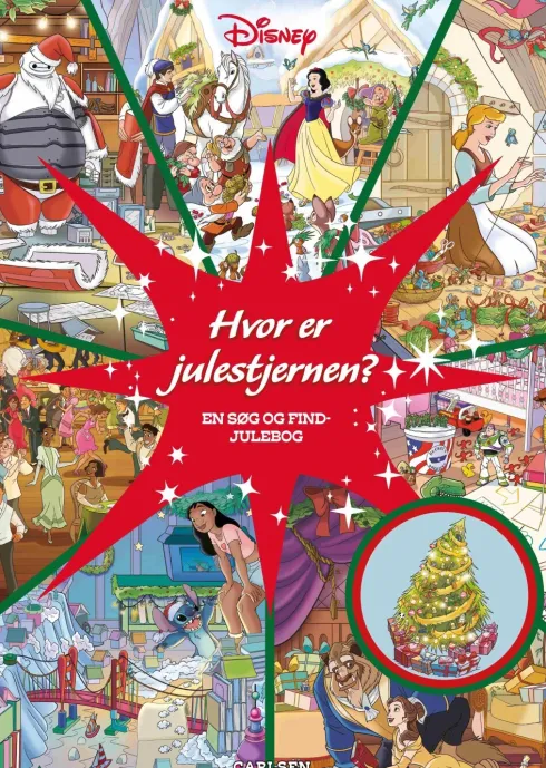Hvor Er Julestjernen? En Søg Og Find-Julebog