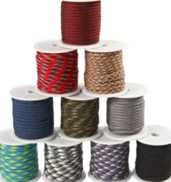 Imiteret Faldskærmsline - B 5 MM - Assorterede Farver - 10X10 M