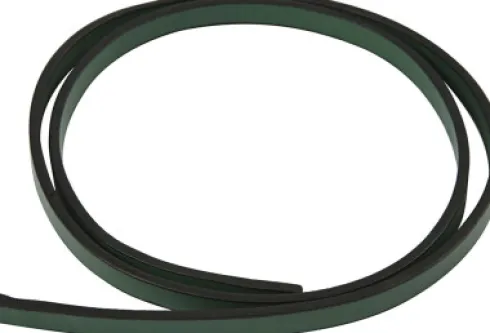 Imiteret Læderbånd - B 10 MM - Tykkelse 3 MM - Grøn - 1 M