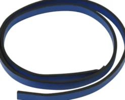 Imiteret Læderbånd - B 10 MM - Tykkelse 3 MM - Blå - 1 M