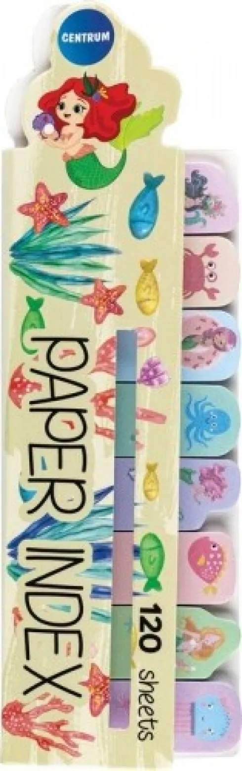 Index Papir Mermaid Design 120 Ark - Centrum