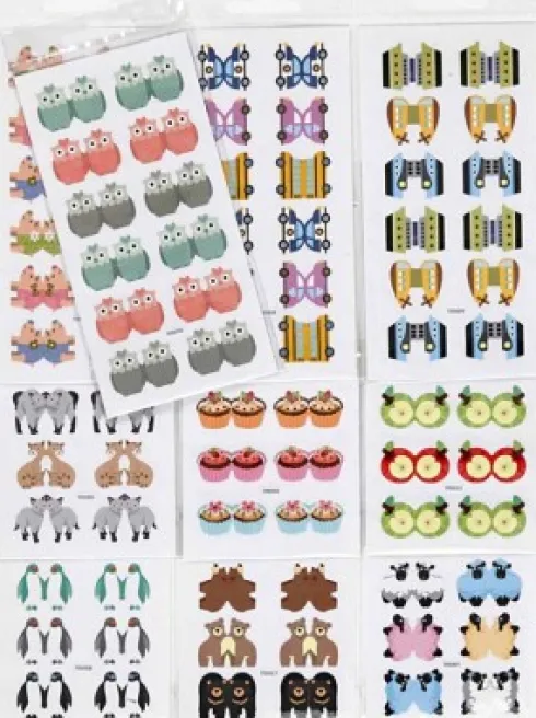 Index Stickers - Bogmærke Klistermærker - 10 Pakker